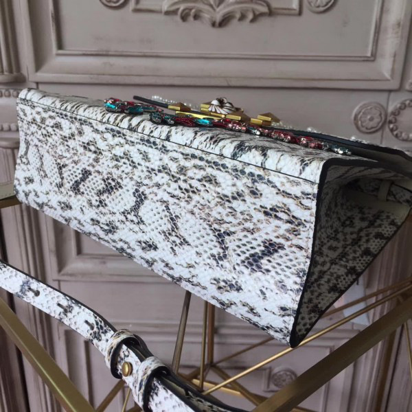 Gvc*1 gg leather padlock studded 2531 31cmx11cmx23cm