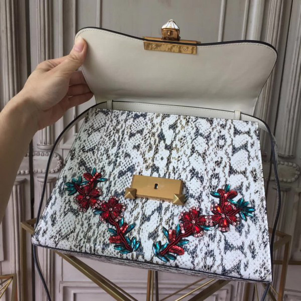 Gvc*1 gg leather padlock studded 2531 31cmx11cmx23cm