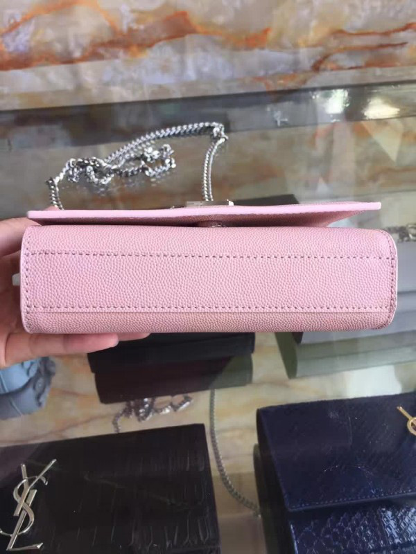 Y51 silver monogram kate grain de poudre embossed leather 5022 17cm x 12.5cm x 4.5cm