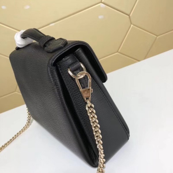 Gvc*1 gg flap shoulder bag on chain black cohotbag 5103032
