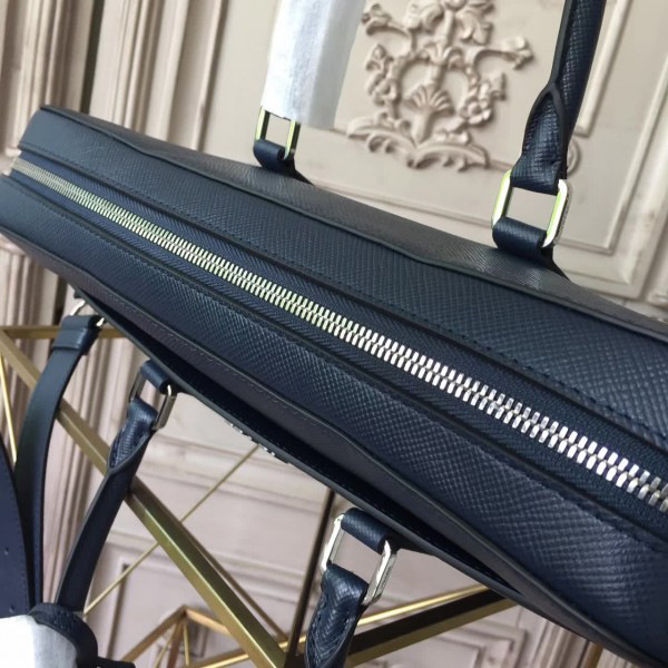 Pra*a leather briefcase 4324 36cmx6.5cmx28cm