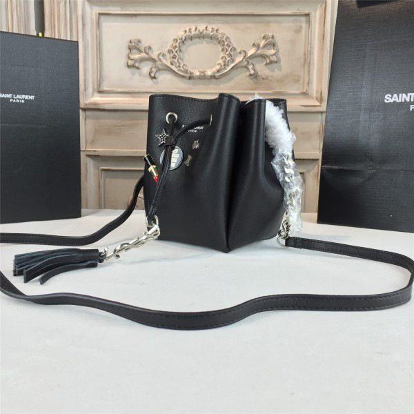 Y51 leather bucket bag 4815 10cm x 9cm x 14cm