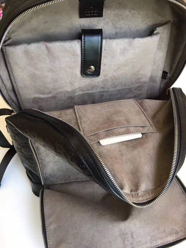 Gvc*1 gg leather backpack 07  31cm*42cm*14cm