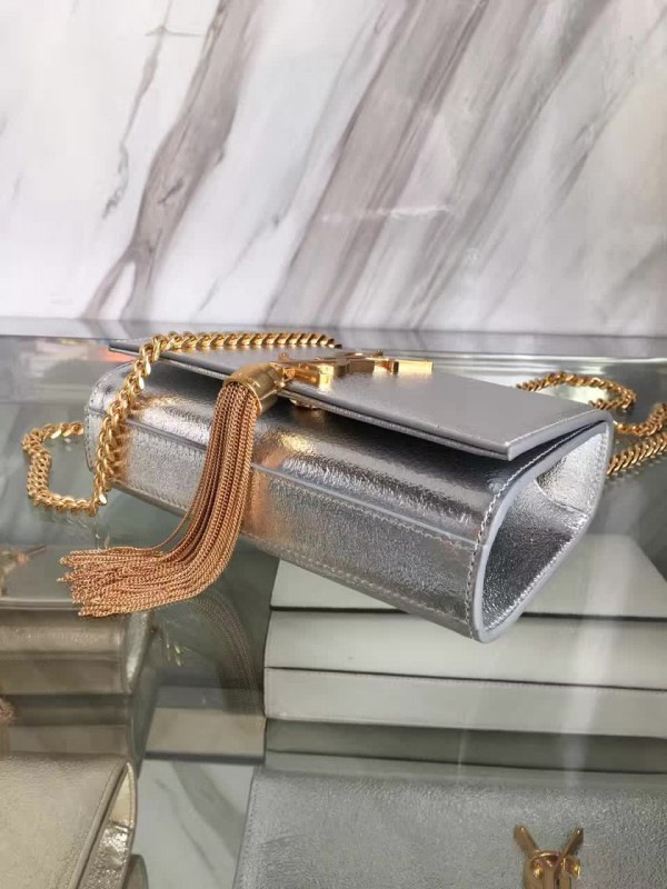 Y51 monogram kate bag with leather tassel 5044 17cm x 11cm x 14cm