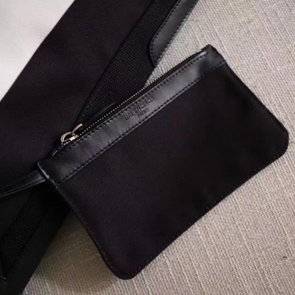 Ba1en*iaga navy cabas black 30cm x 23cm x 17cm