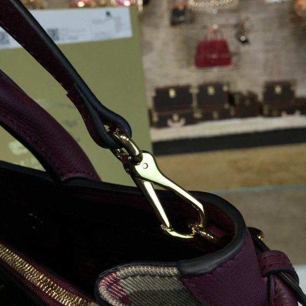 Bv*b*rry dark purple shoulder bag 35cm x 15cm x 26cm