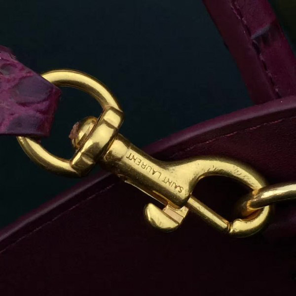 Y51 sac de jour crocodile embossed shiny leather cohotbag