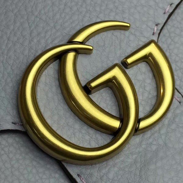 Gvc*1 gg marmont leather tote bag 31.5cm