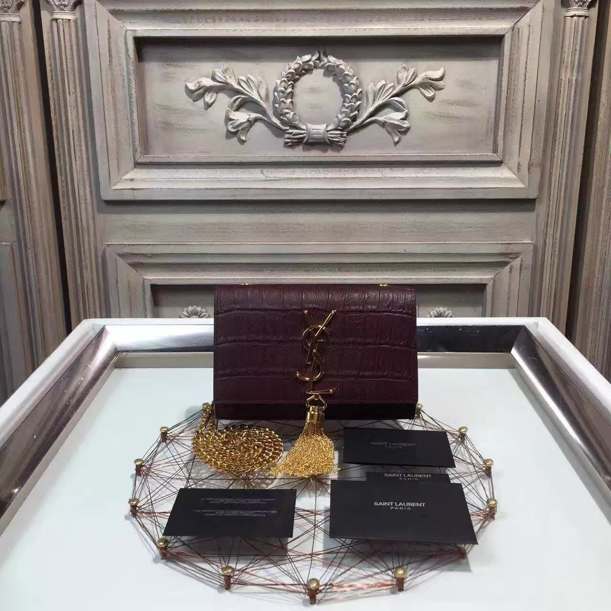 Y51 monogram bb kate bag with leather tassel cohotbag 4972