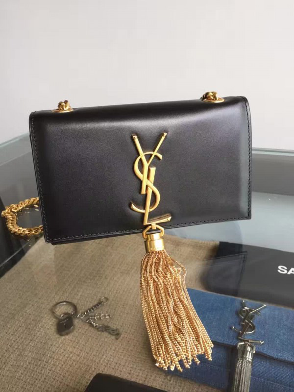 Y51 kate bag with leather tassel 5048 17cm x 11cm x 4cm