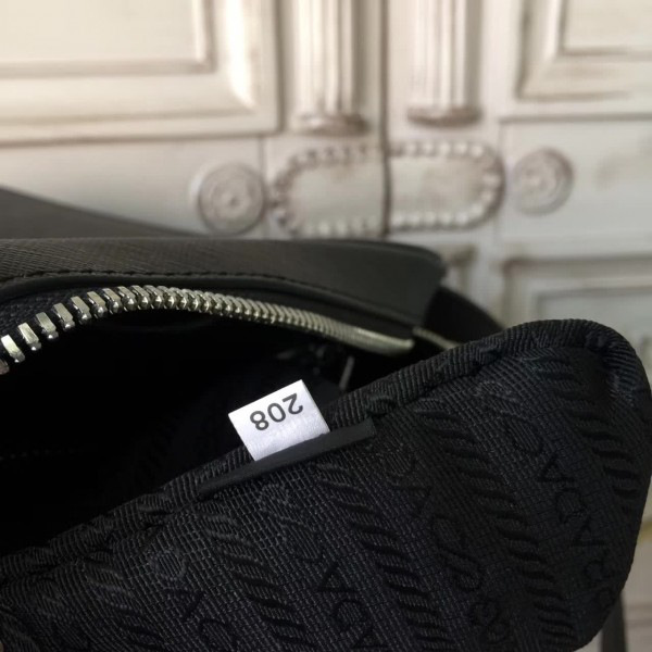 Pra*a leather briefcase 4326 25cmx6.5cmx26cm