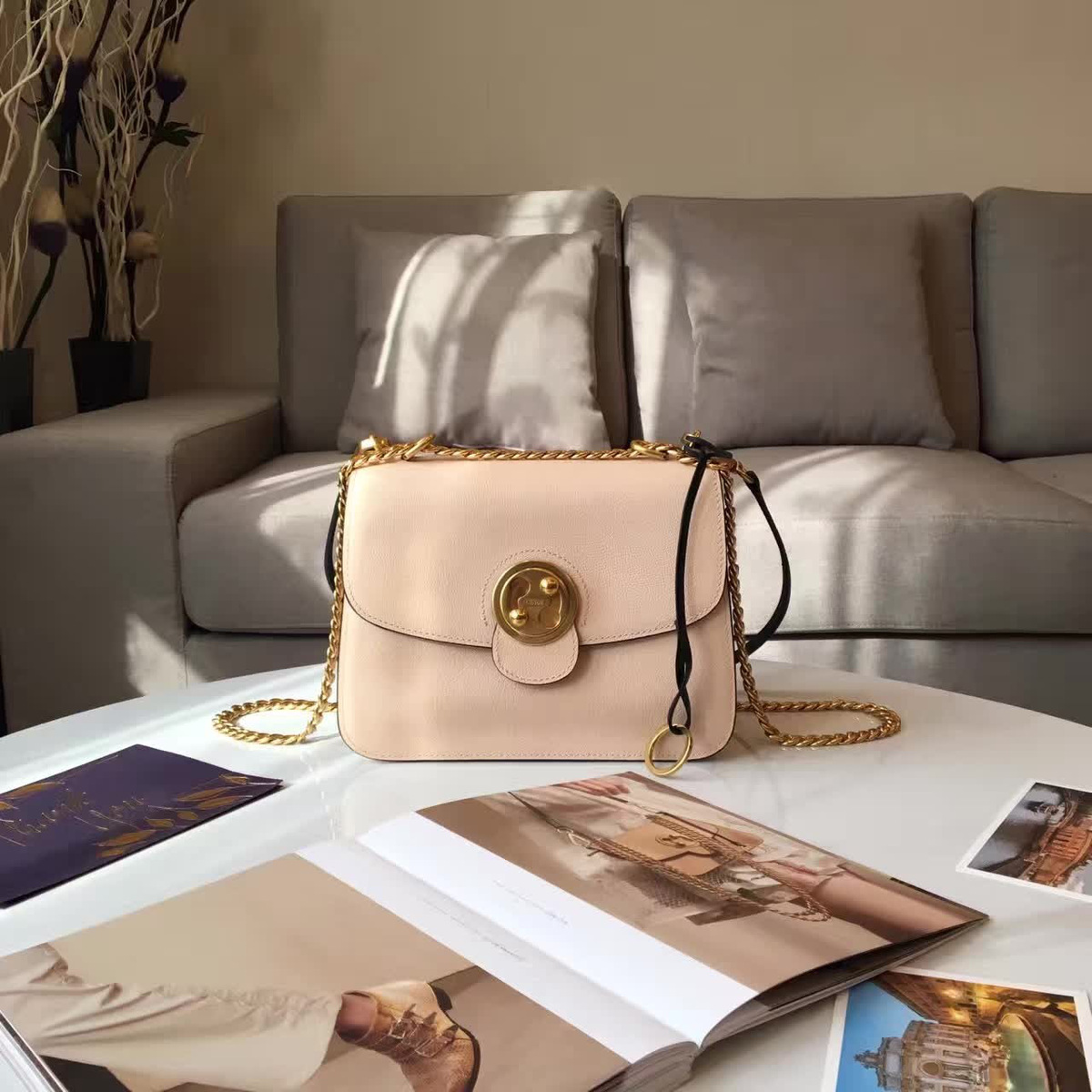 Chloe leather mily z1368 23.5cm x 18cm x 8.5m