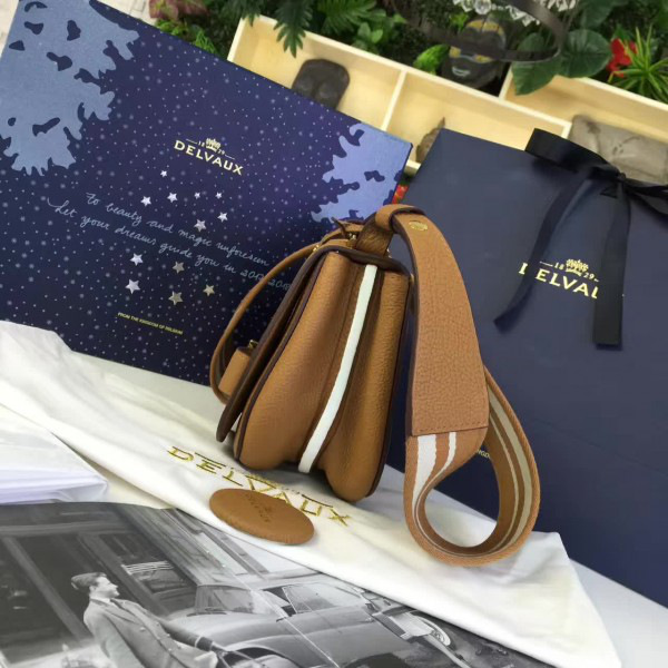 Delvaux calfskin mini le mutin saddle bag 1497 20cm x 7.5cm x 16cm