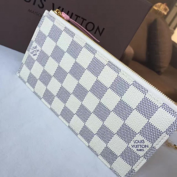 l0vis Vvtt0n pochette felicie damier azur canvas 3704 21cm
