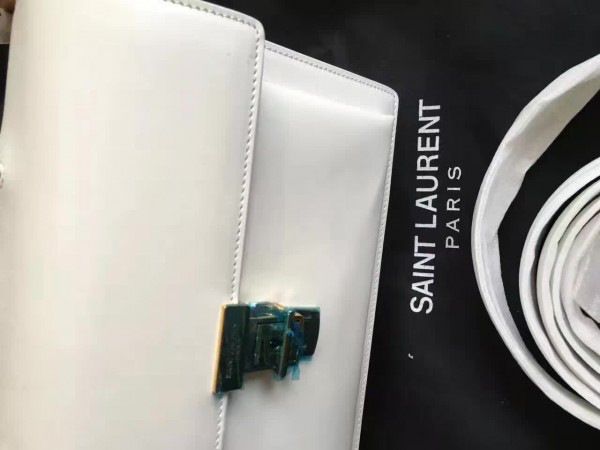 Y51 black leather medium high school satchel bag 5112 22cm x 16cm x 8cm