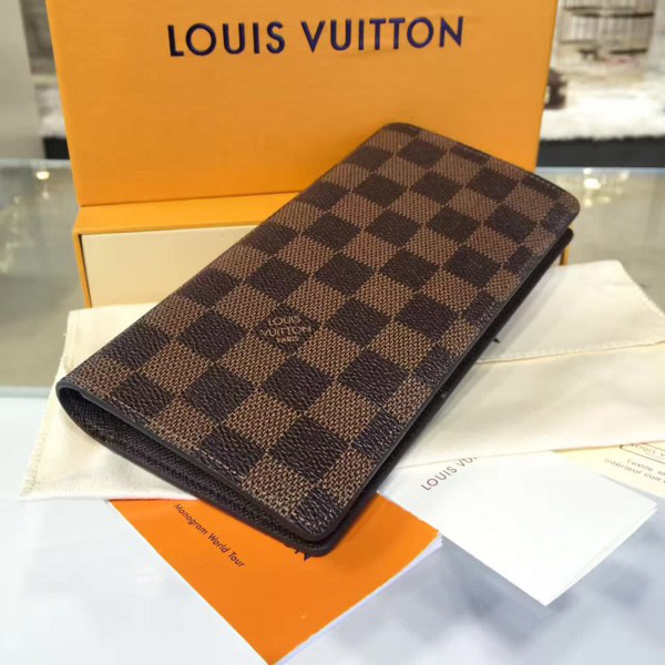 l0vis Vvtt0n brazza wallet damier ebene nn3168 long