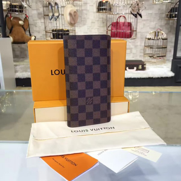 l0vis Vvtt0n brazza wallet damier ebene nn3168 long