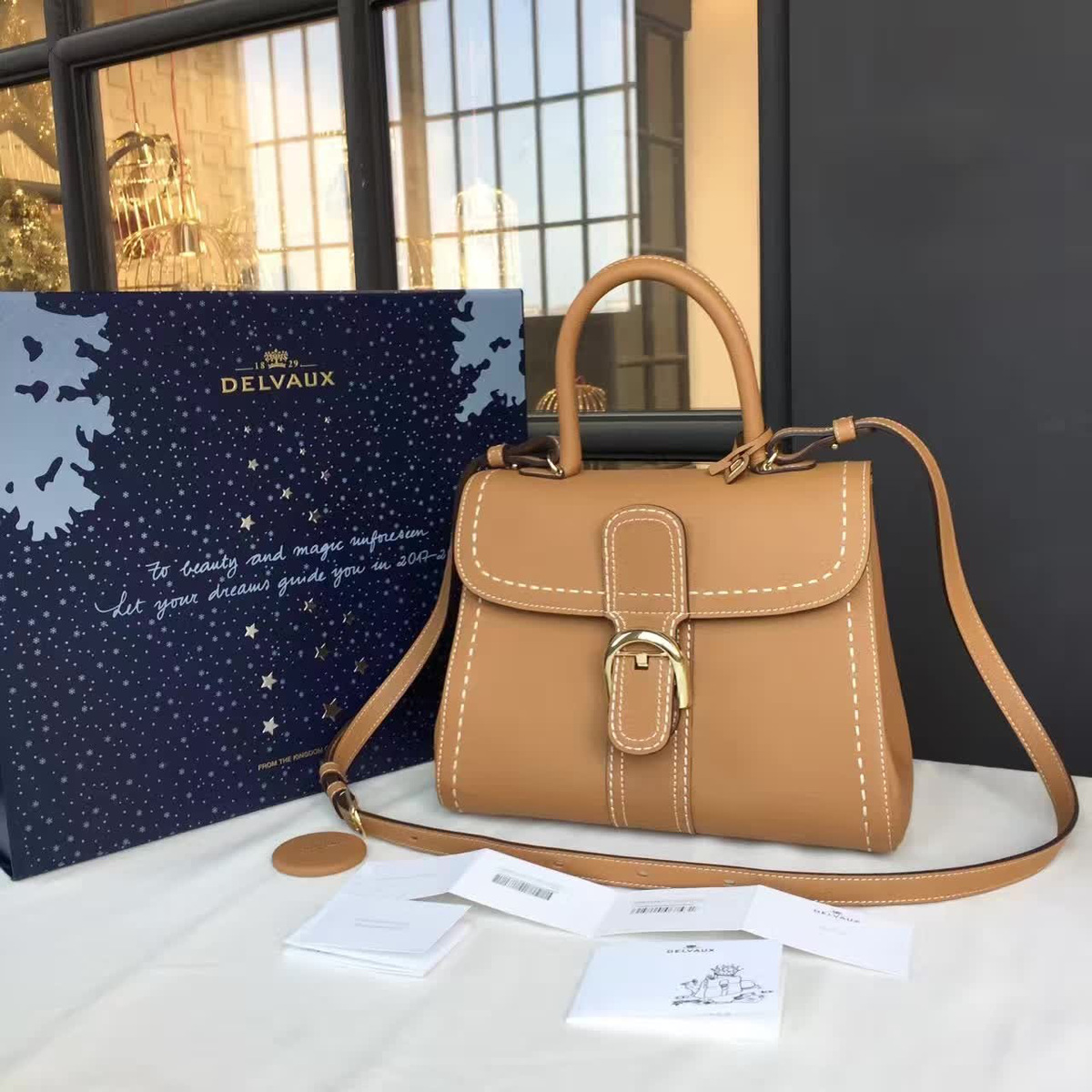 Delvaux mm brillant satchel 1475 20cm x 10cm x 16cm