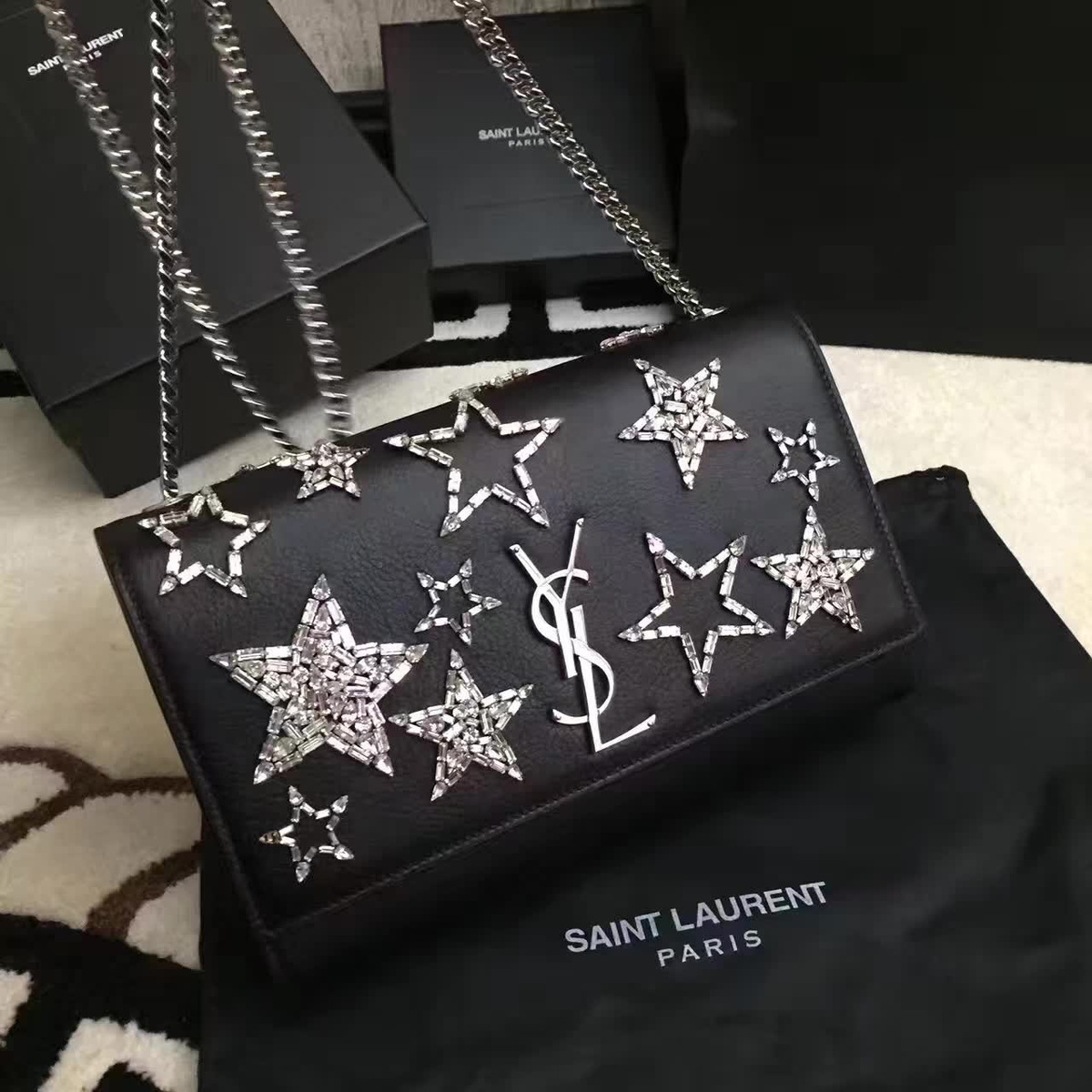 Y51 monogram kate star black cohotbag