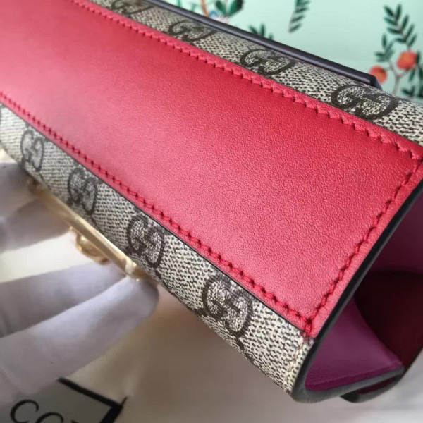 Gvc*1 gg leather padlock cohotbag 2163