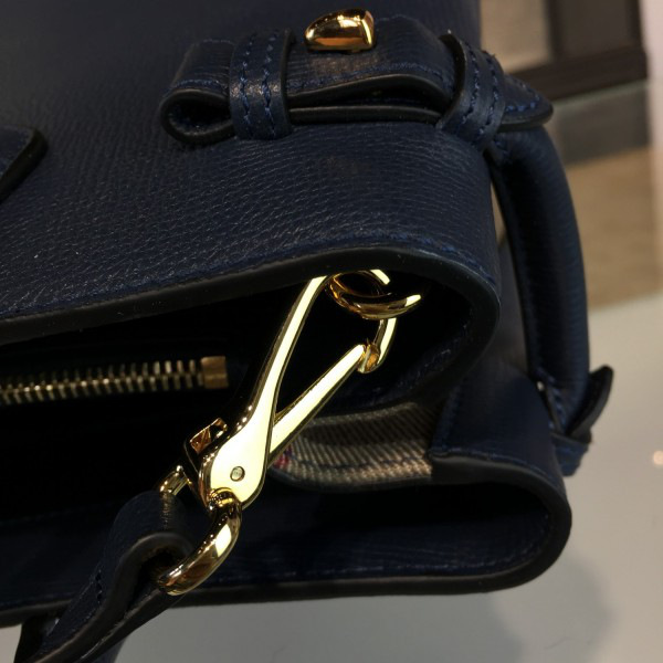 Bv*b*rry dark blue shoulder bag 35cm x 15cm x 26cm