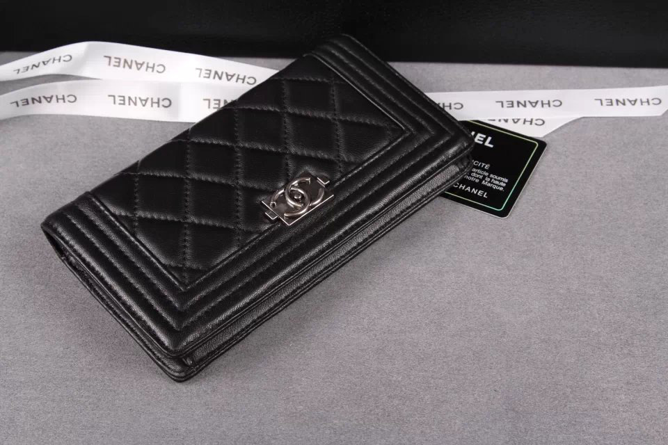 Ch**el wallet a68722 black 18cm