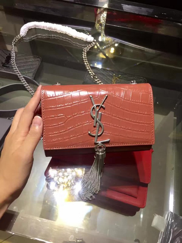 Y51 monogram kate bag with leather tassel 5034 17cm x 11cm x 14cm