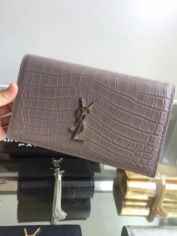 Y51 monogram kate in shiny crocodile-embossed leather 5036 22.5cm x 14cm x 4cm