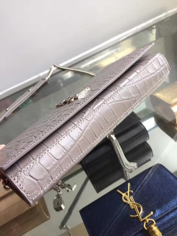 Y51 monogram kate in shiny crocodile-embossed leather 5036 22.5cm x 14cm x 4cm