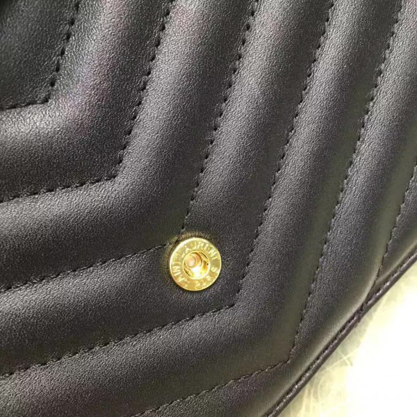 Y51 monogram college black gold 5066 19cm x 11.5cm x 4cm