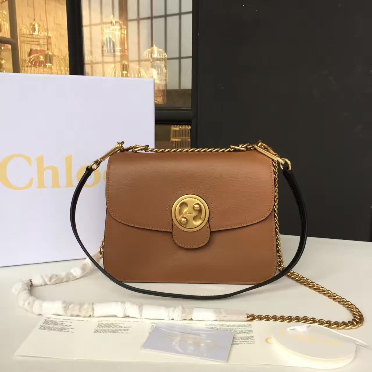 Chloe leather mily z1269 23cm x 9cm x 18cm