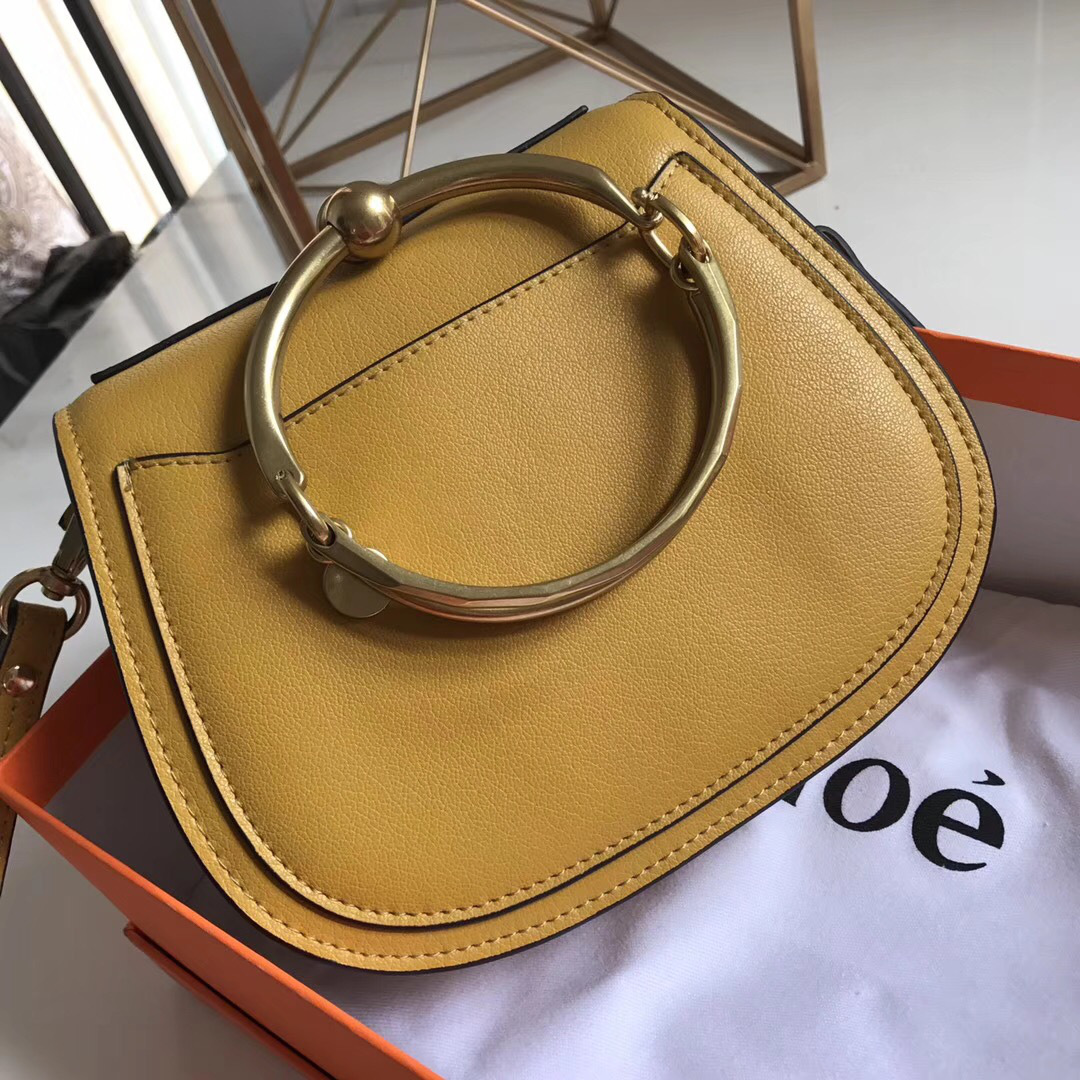 croy handbag 123888 medium yellow 21CM