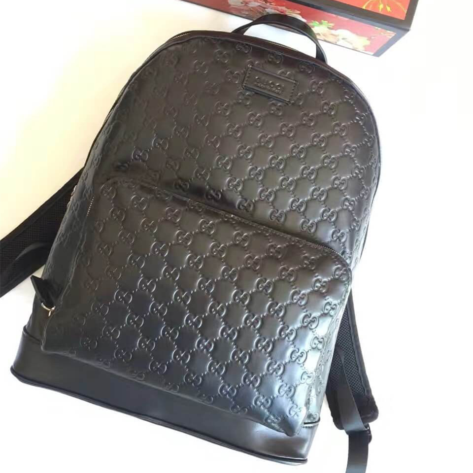 Gvc*1 gg leather backpack 07  31cm*42cm*14cm