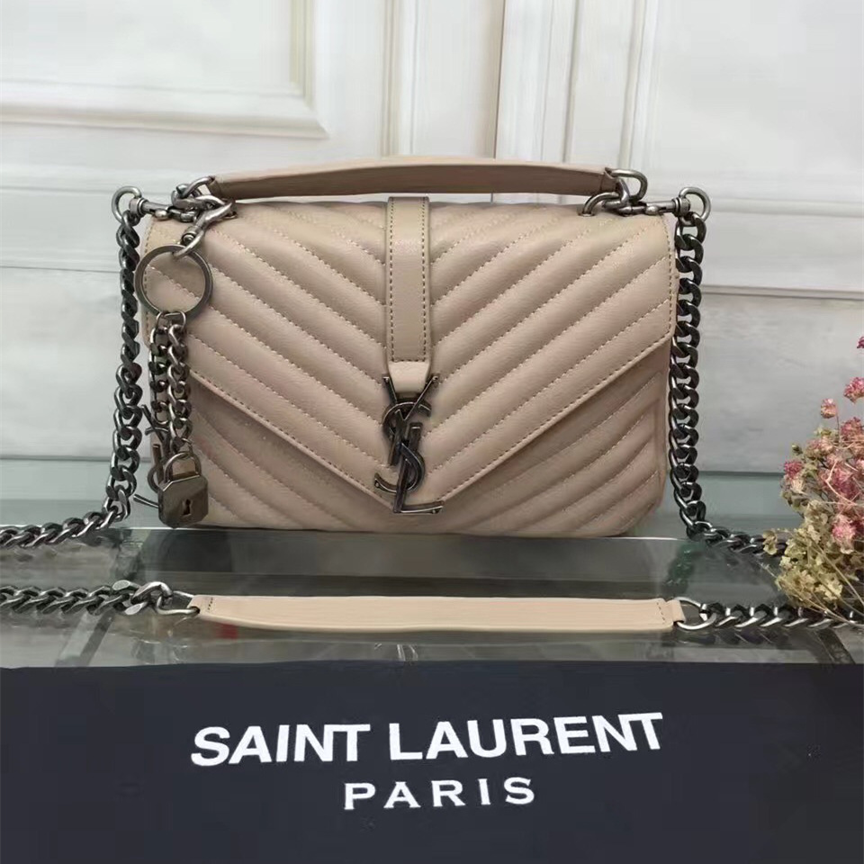 Y51 handbag 26608 apricot medium  24*20*8.5 cm