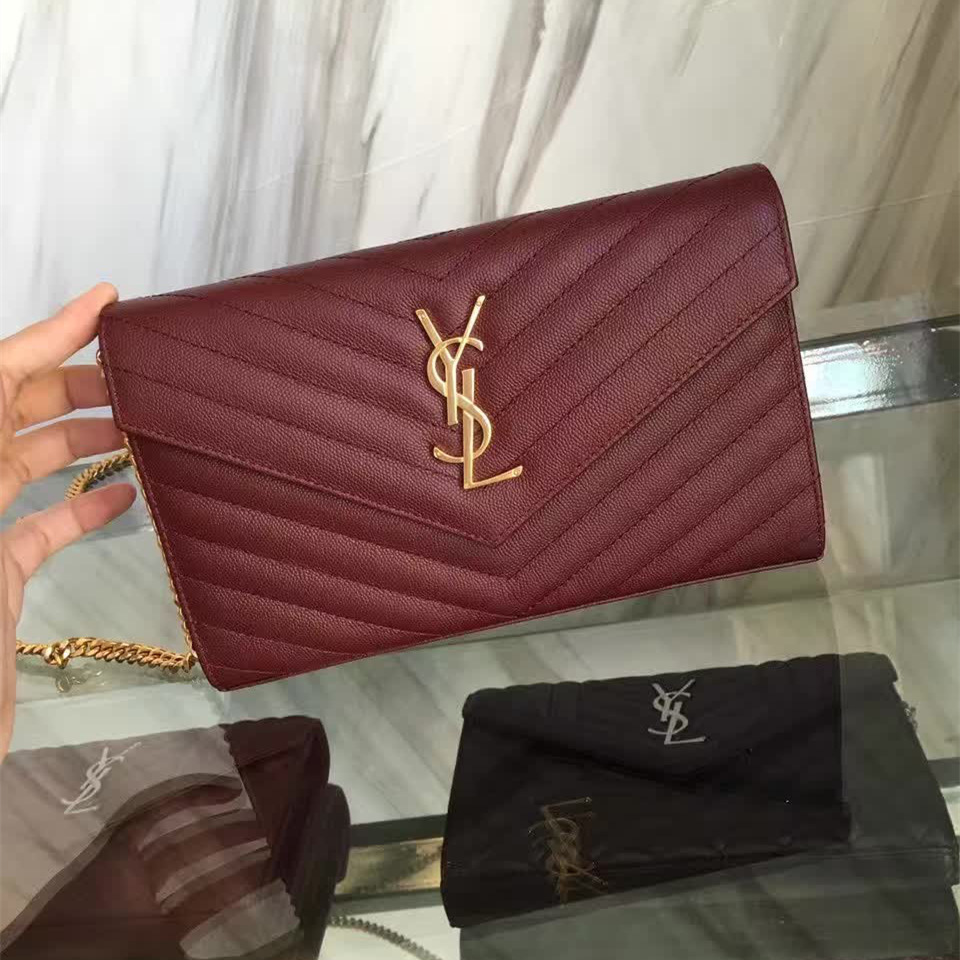Y51 gold monogram college wine 5075 22cm x 5.5cm x 13.5cm