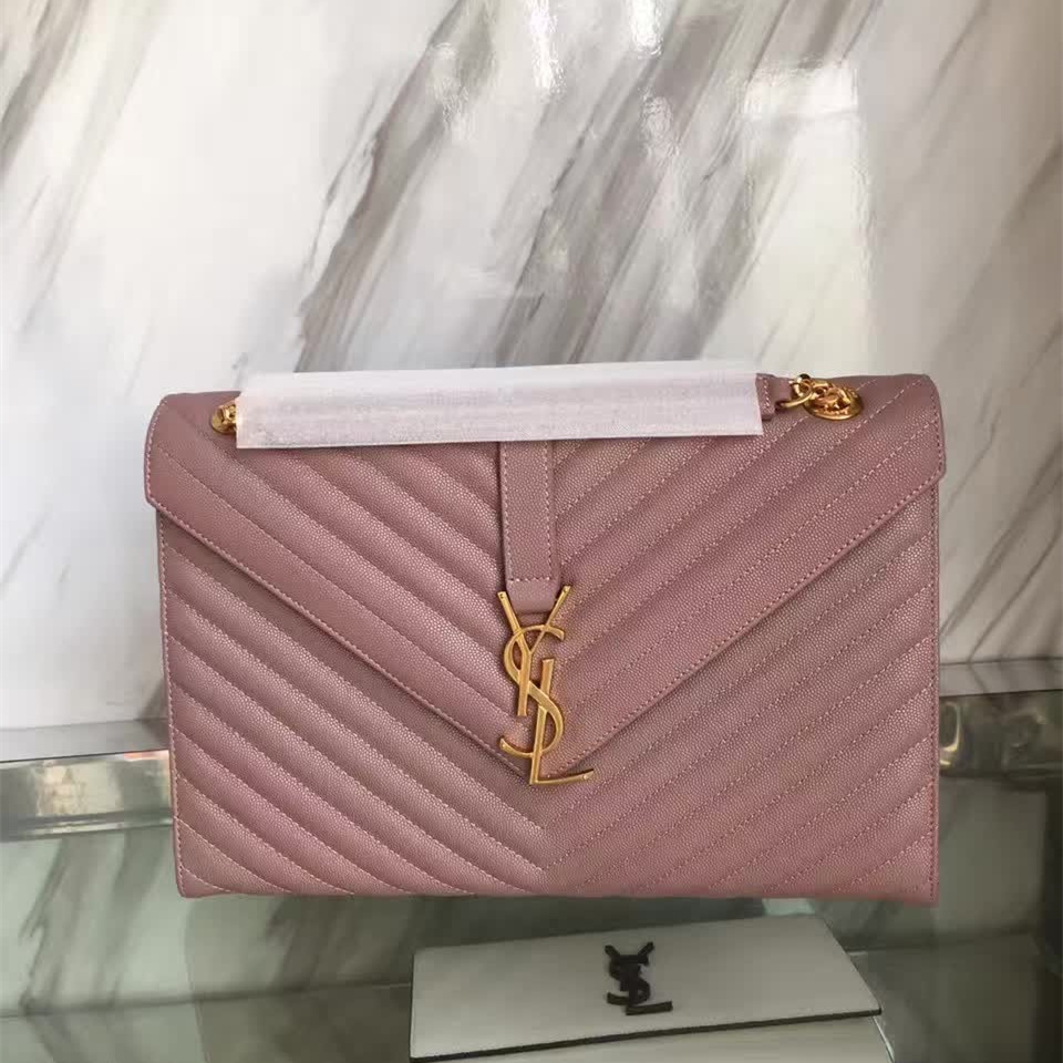 Y51 gold monogram college pink 5086 31cm x 22cm x 7.5cm