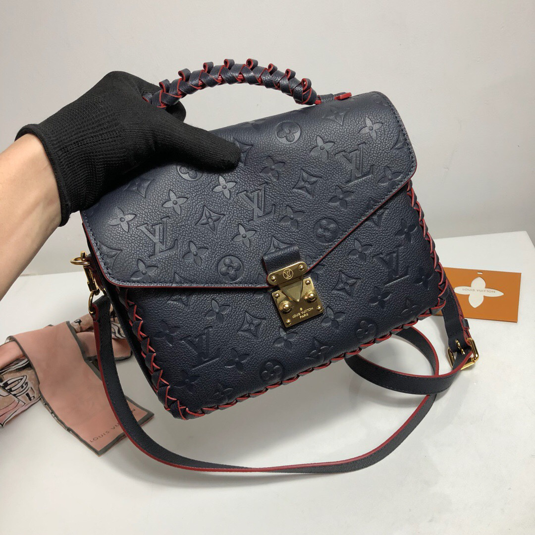 LV pochette metis handbag m43941 royal blue 25x19x7cm