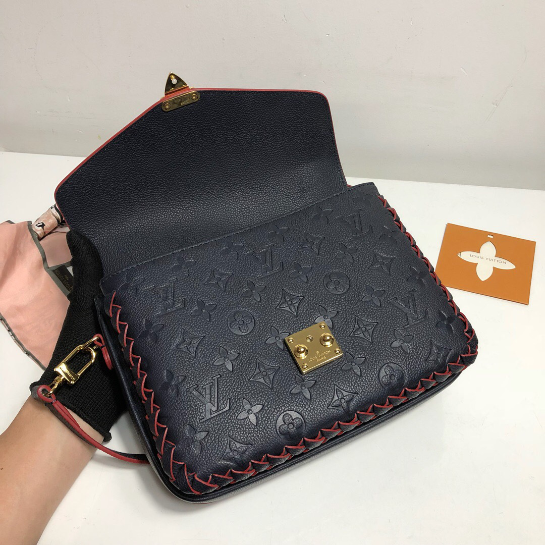 LV pochette metis handbag m43941 royal blue 25x19x7cm