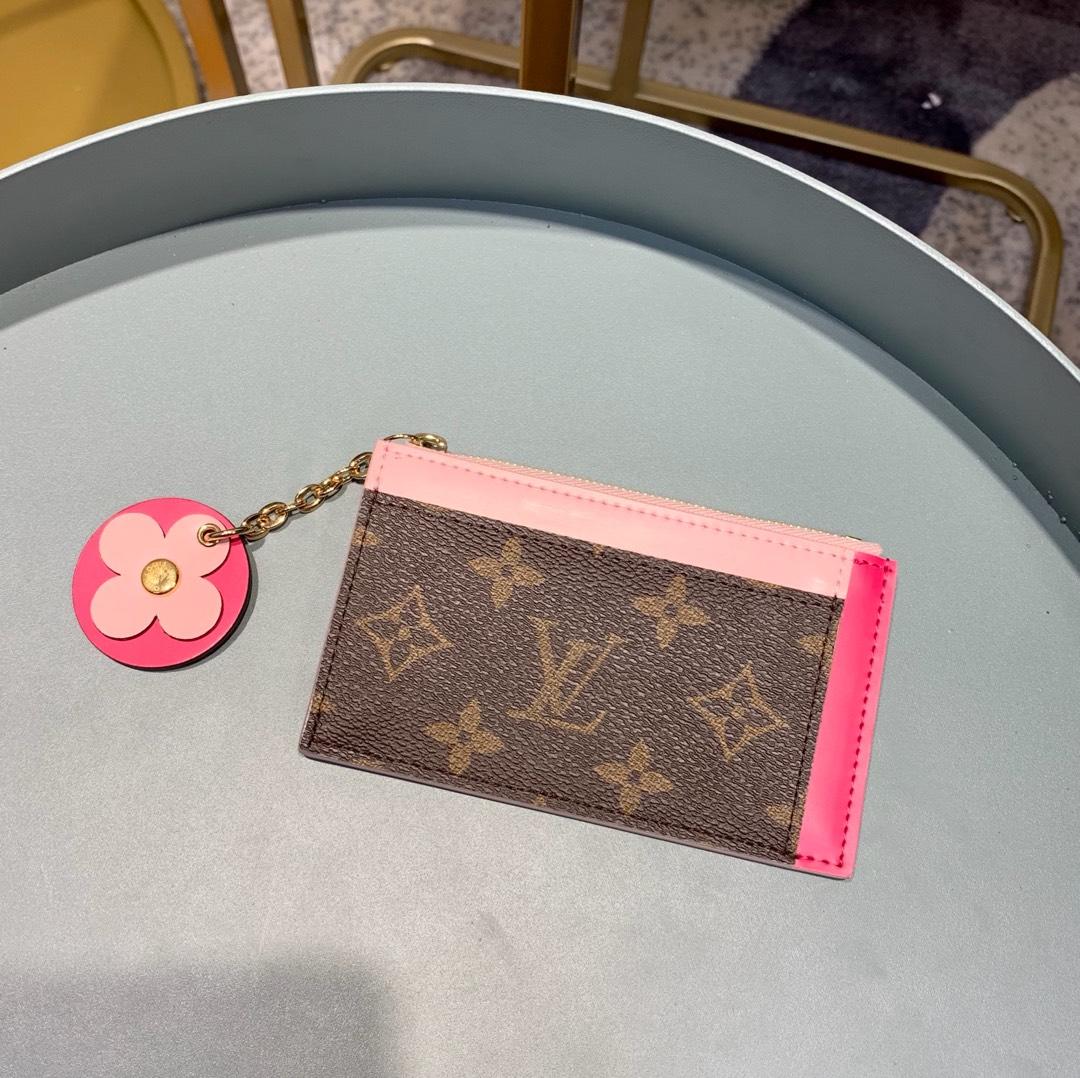 Lv zipper clip monogram canvas 04 13.0x 7.5x 0.4 cm
