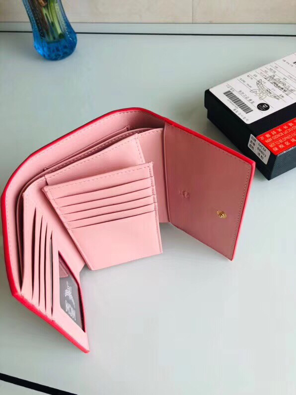 MCM wallet b8803 pink  14.5*9.3cm