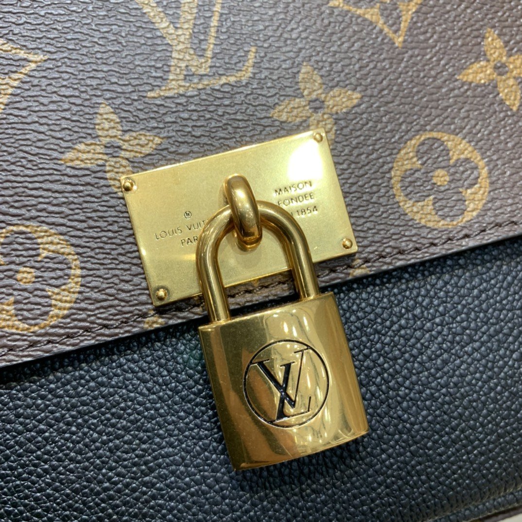 l0vis Vvtt0n message bag black m44259 29.0 x 21.0 x 13.5 cm