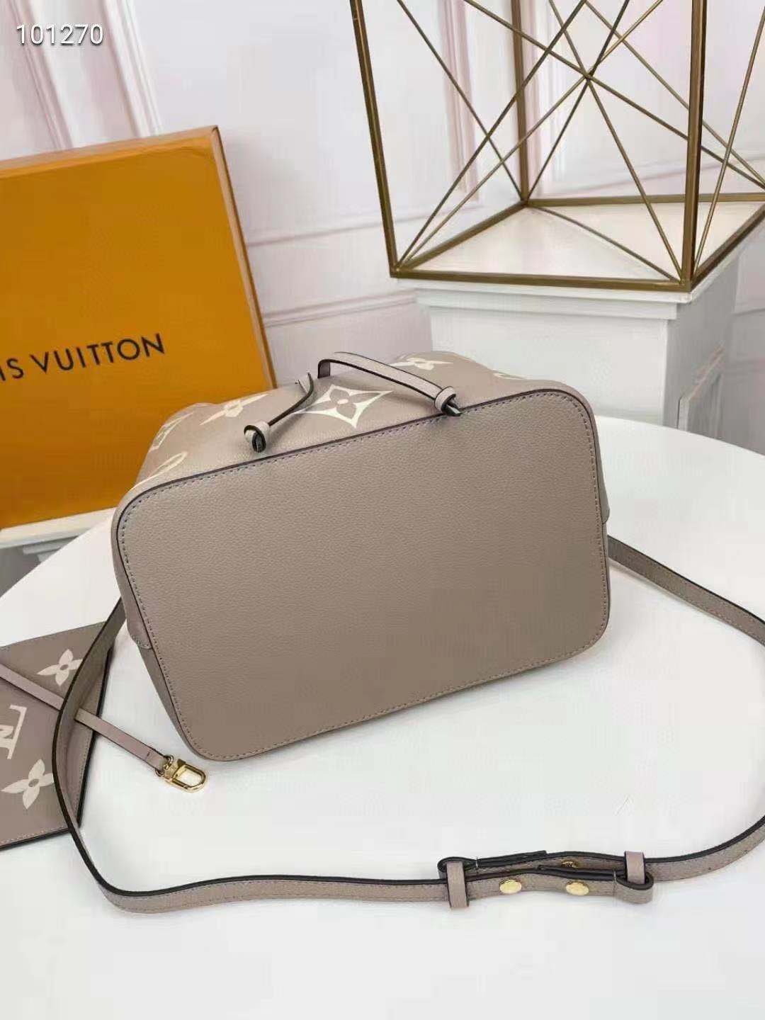 Lv m45555  néonoé mm bicolor monogram empreinte leather 26CM