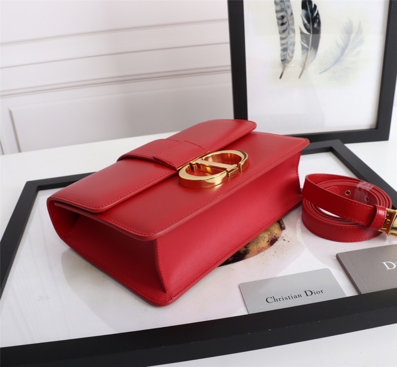 D10r lady D10r montaigne smooth cowhide red 24 x 17 x 8 cm