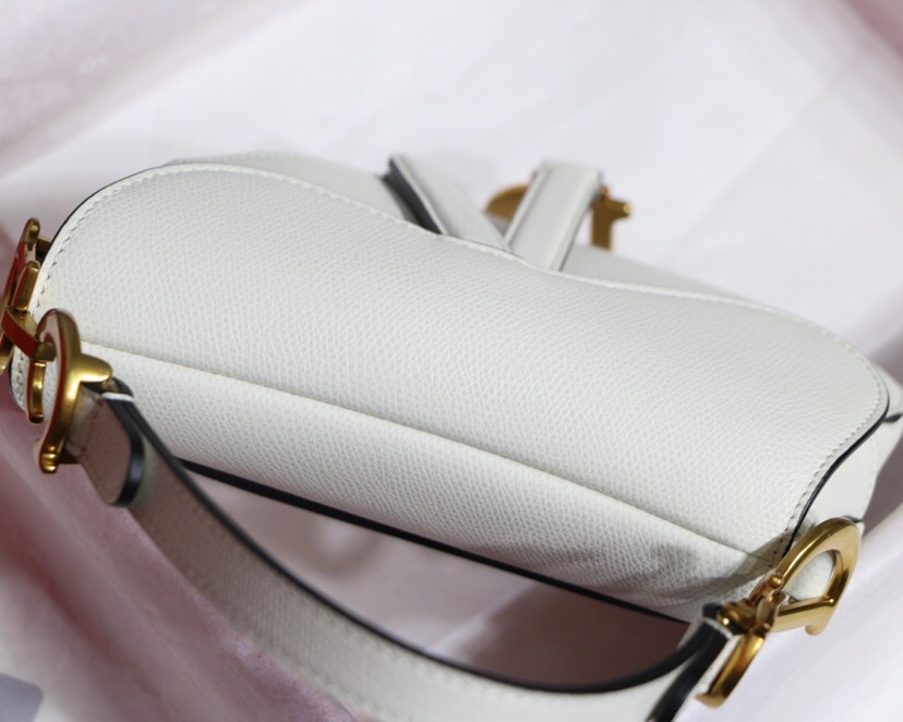 MINI SADDLE BAG Latte Grained Calfskin M0447CBAA 19.5 x 16 x 6.5