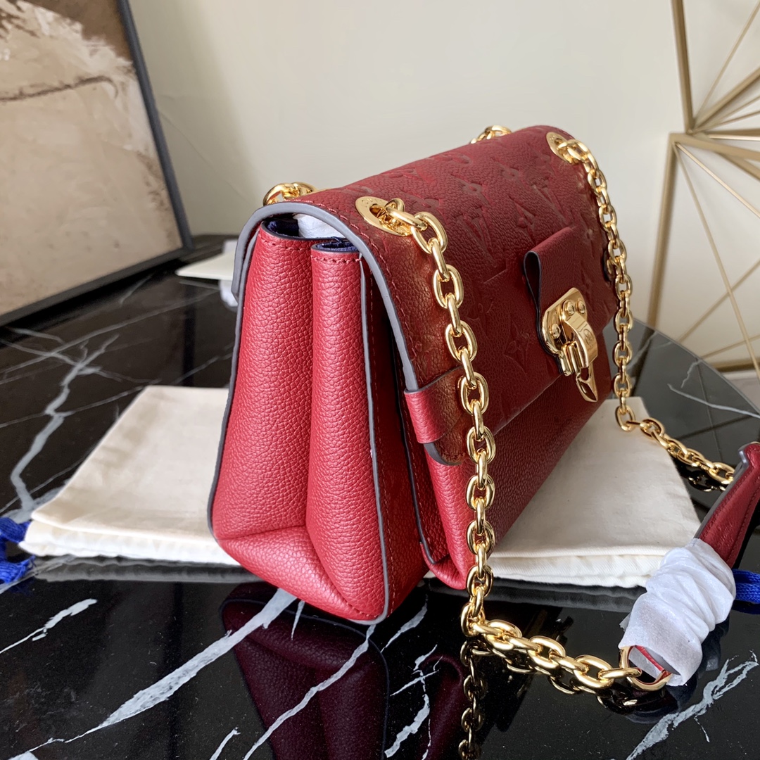 l0vis Vvtt0n vavin bb monogram empreinte leather scarlet m44554 21 x 15 x 8 cm