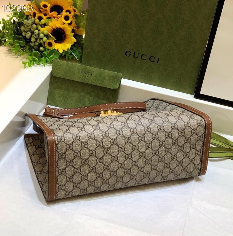 Gvc*1 padlock gg svp*me canvas shoulder bag apricot 479197 35 x 23 x 14 cm