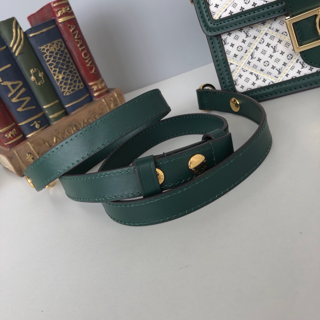 l0vis Vvtt0n monogram mini dauphine green m53996 20.0 x 15.0 x 9.0 cm