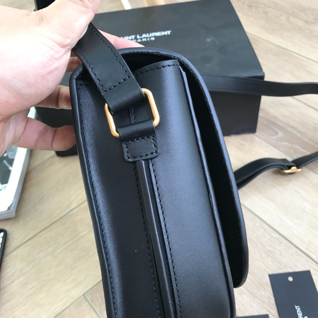 Y51 betty satchel in smooth leather black 25 x 21 x 8 cm