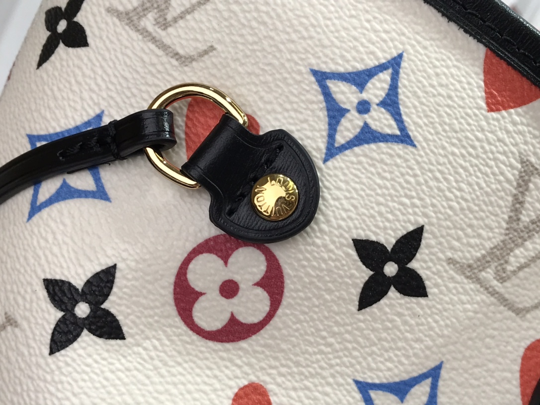 l0vis Vvtt0n game on neverfull mm monogram canvas white m57462 31 x 28 x 14 cm