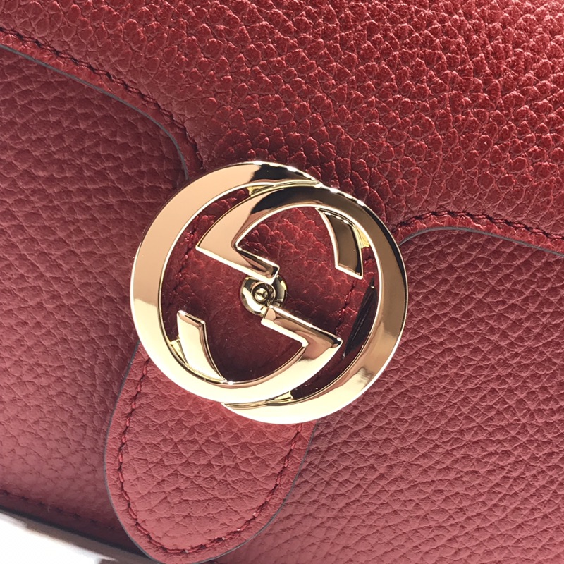 Gvc*1 marmont icon gg interlocking small red 510304 20 x 15 x 7.5 cm